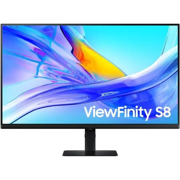 Монитор Samsung ViewFinity S8 LS-32D800UA (2024)(Нарушена опаковка), 32" (81.28cm) VA панел, 4K/UHD, 5ms, Mega DCR, 350cd/m2, DisplayPort, HDMI, LAN, USB Hub