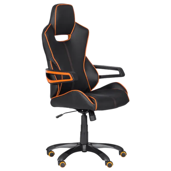 Геймърски стол Carmen 7513 - черно-оранжев - 3520235_2