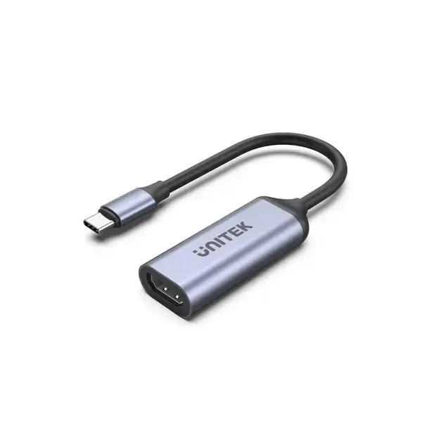 Unitek адаптер USB-C M / HDMI 2.1 F 8K, 120Hz, Aluminium - V1416B
