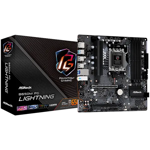 ASRock B650 PG Lightning: Мощна дънна платка за геймъри и създатели на съдържание