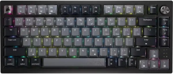 Безжична механична клавиатура Corsair K65 Plus RGB 75% , HS, Corsair NLX Red Key Switches - CORSAIR-KEY-CH-91D401L-NA