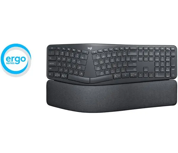 Logitech Wireless Keyboard ERGO K860, US INTL, Central, Graphite - 920-010108