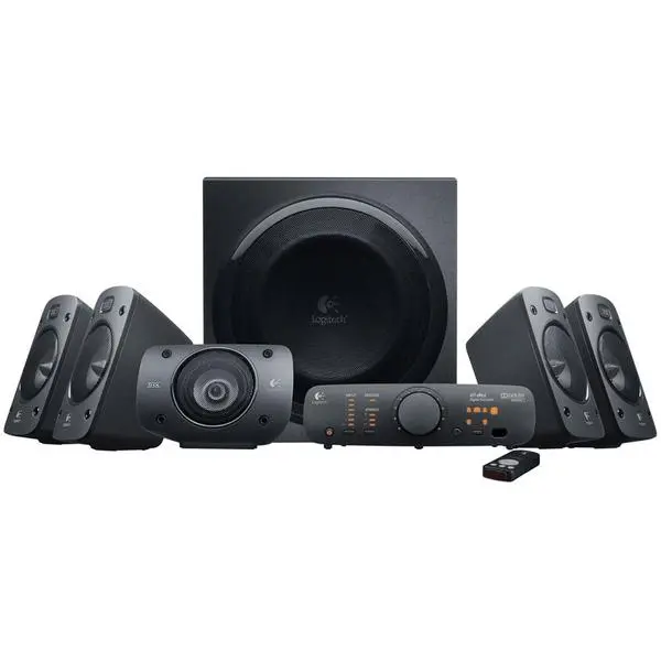 LOGITECH Z906 THX Surround Sound 5.1 Speakers - BLACK - 3.5 MM - 980-000468