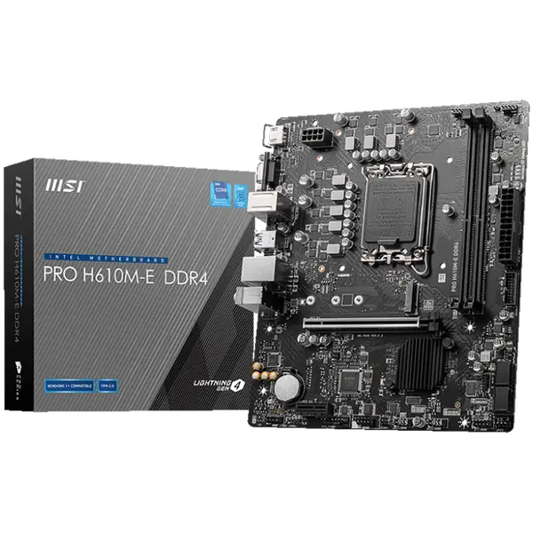 Преглед на дънната платка MSI PRO H610M-E DDR4