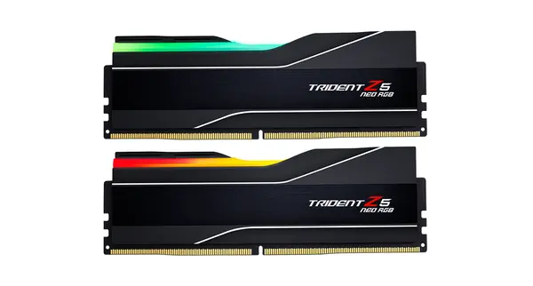 G.SKILL Trident Z5 Neo RGB Black 64GB(2x32GB) DDR5 PC5-48000 6000MHz CL302 F5-6000J3040G32GX2-TZ5NR -  F5-6000J3040G32GX2-TZ5NR