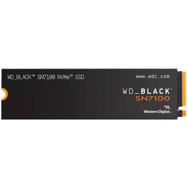 SSD POWERED BY SANDISK WD Black SN7100 1TB M.2 2280 PCIe Gen4 x4 NVMe, Read/Write: 7250/6900 MBps, IOPS 1000K/1400K, TBW: 600 - (1005) - WDS100T4X0E-00CJA0