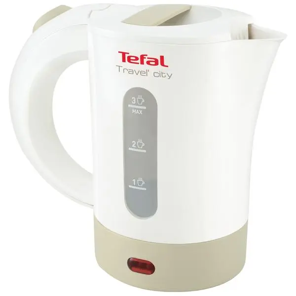 Tefal KO120130 TRAVEL CITY2 0.5L white & grey, 2 cups, travel bag, spoon - KO120130