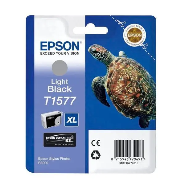 Epson T1577 Light Black for Epson Stylus Photo R3000 - C13T15774010