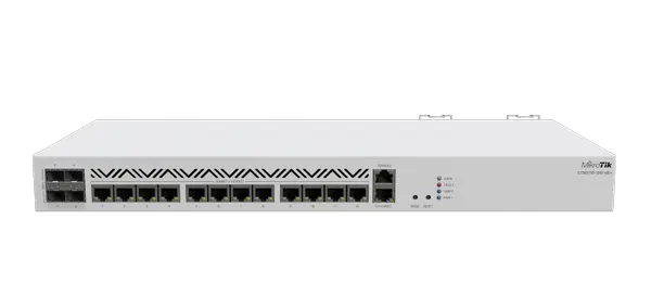 12-портов комутатор MikroTik CCR2116-12G-4S+ с 4 SFP+ порта (v)