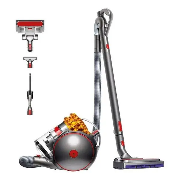 Прахосмукачка Dyson Cinetic Multifloor 2, без торба, 600W, 0.8 l капацитет на контейнера, HEPA филтър, Cinetic циклон, четка Pneumatic, сива