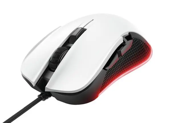 TRUST GXT 922 Ybar RGB Gaming Mouse White - Перфектен избор за геймърите