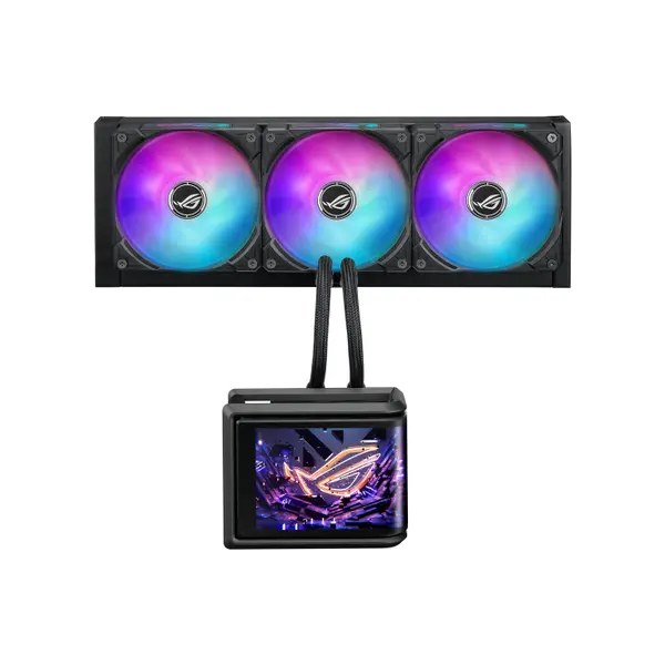 Охладител за процесор ASUS ROG Ryuo IV SLC 360 ARGB 6.67" Curved AMOLED Display - ASUS-FAN-ROG-RYUO-SLC360