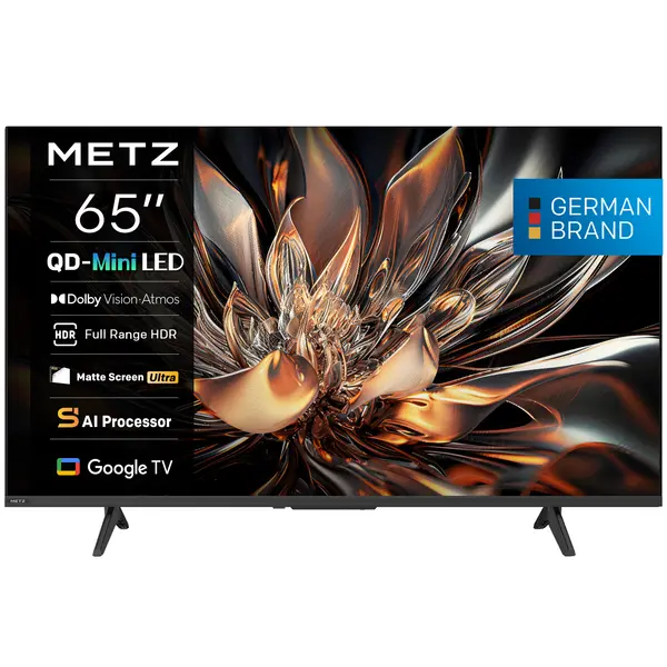 Телевизор METZ 65" 65MNH7000Z UHD 4K QD-Mini LED, Matte Screen Ultra, Google TV, Клас E - METZ-TV-65MNH7000Z