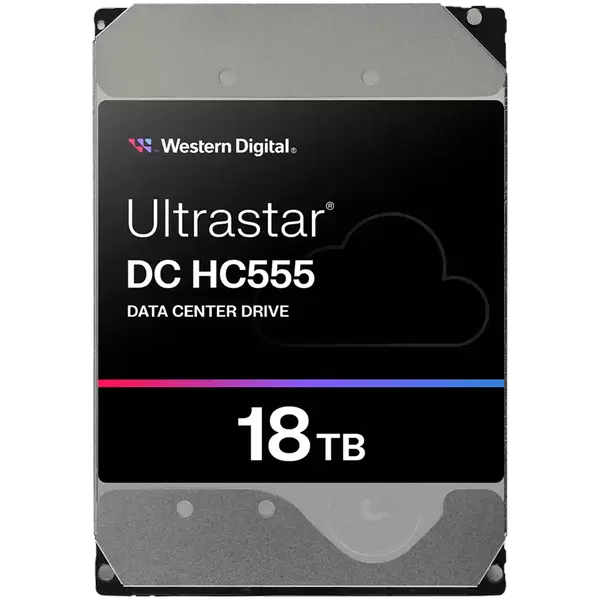 HDD Server WD/HGST ULTRASTAR DC HC555 (3.5’’, 18TB, 512MB, 7200RPM, SATA 6Gb/s, 512E SE NP3) SKU: 0B48723 - WUH722018CLE6L4