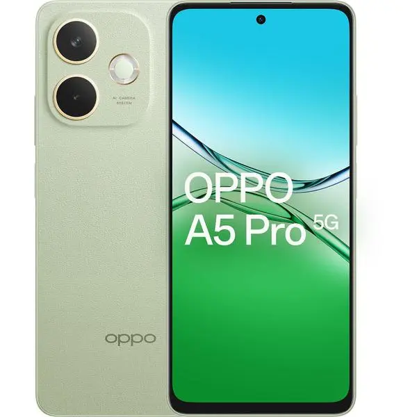 Мобилен телефон Oppo A5 Pro 5G Olive Green 8+256GB (v)