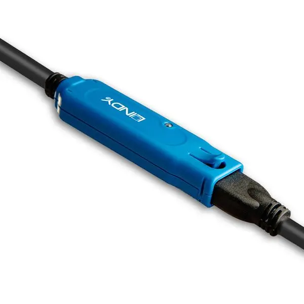 LINDY USB 3.0 активен удължител, 8.0 м - LNY-43158