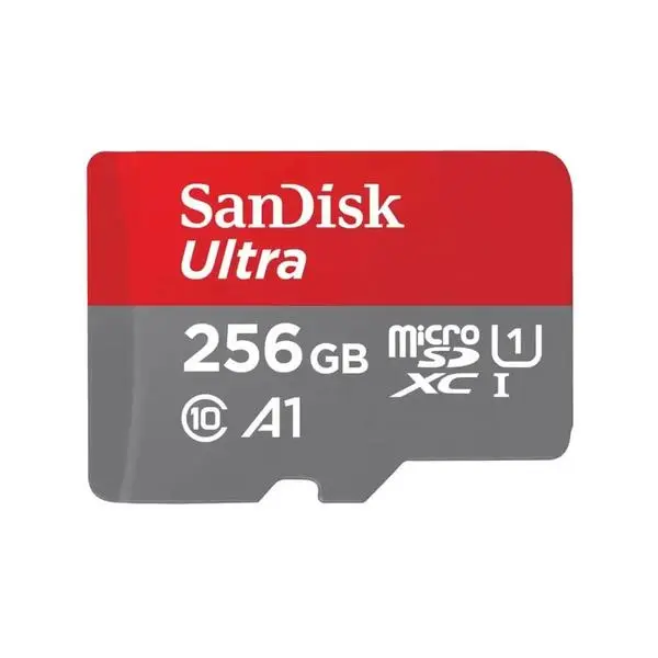 SANDISK Ultra microSDXC, 256GB, A1, UHS-I, U1, Class 10, 150MB/s, Адаптер, SD-SDSQUAC-256G-GN6MA