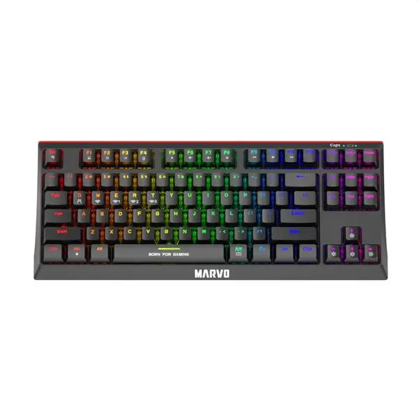 Marvo безжична механична геймърска клавиатура Wireless KG953W Bluetooth 5.0, Blue switches, 87 keys TKL - MARVO-KG953W