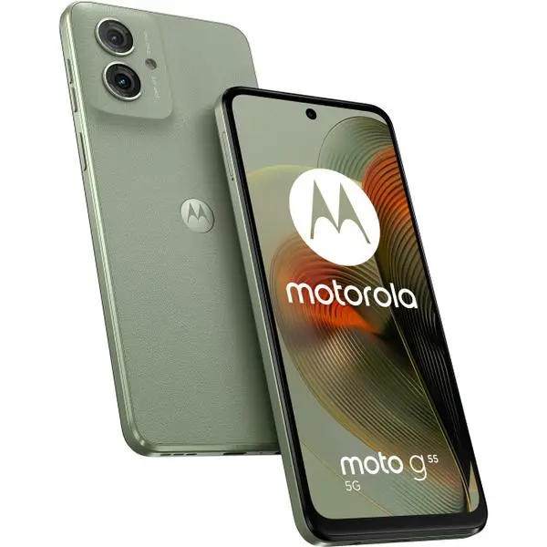 Motorola Moto G55 256GB 8RAM 5G green -  (К)  - PB5U0004SE (8 дни доставкa)