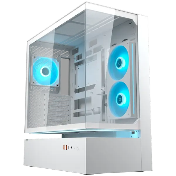 COUGAR CFV235 PC Case, Mid Tower, White - CGR-2DA4W