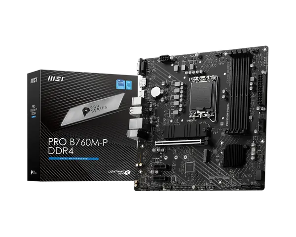 Дънна платка MSI PRO B760M-P DDR4 /LGA1700 (67766)
