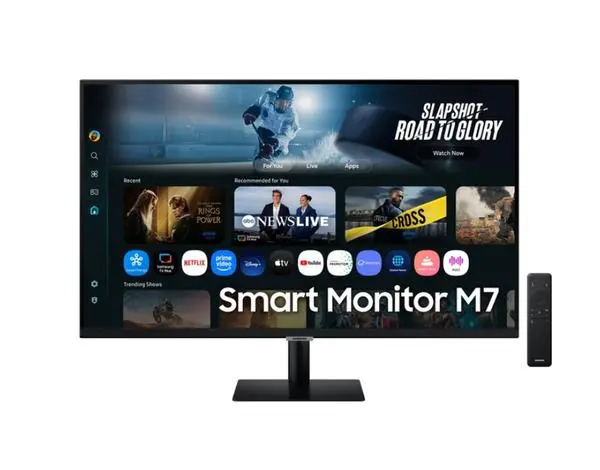 Samsung LS32FM700 32" VA LED, SMART 3840x2160  3xUSB 2.0, 2xHDMI 1.4, Wi-Fi 5, Bluetooth, Speakers, Black - LS32FM700UUXDU