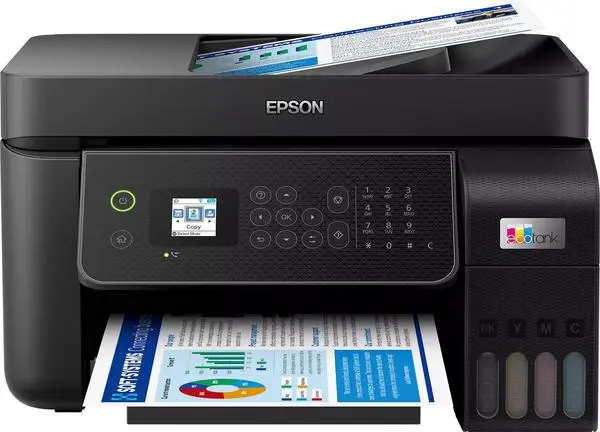 Мултифункционалнo устройствo Epson EcoTank L5310, Мастилоструен, A4, 5760 x 1440 dpi, 10 ppm, Wi-Fi, Fax - C11CJ65412