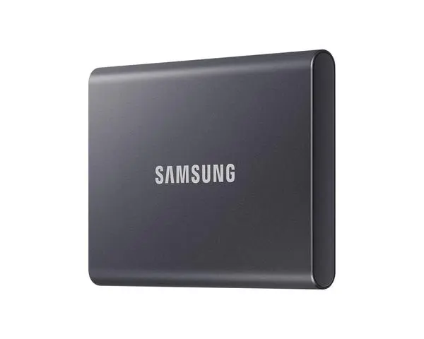 Външен SSD Samsung T7 Titan Grey SSD 1000GB USB-C, Сив - MU-PC1T0T/WW