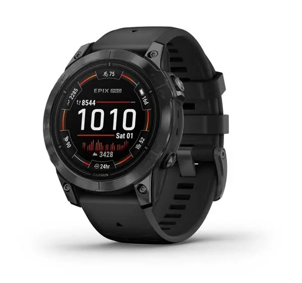 Garmin epix (Gen 2) | 47 мм - epix (Gen 2) - Standard Edition | 47 мм - Slate Grey с Black каишка - 010-02803-01