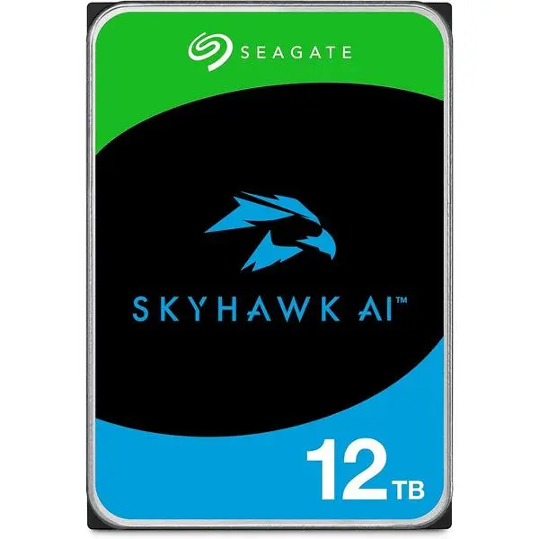 SEAGATE Surveillance Video Optimized AI Skyhawk 12TB HDD SATA 6Gb / s 512MB cache 3.5inch CMR Helium -  (К)  - ST12000VE003 (8 дни доставкa)