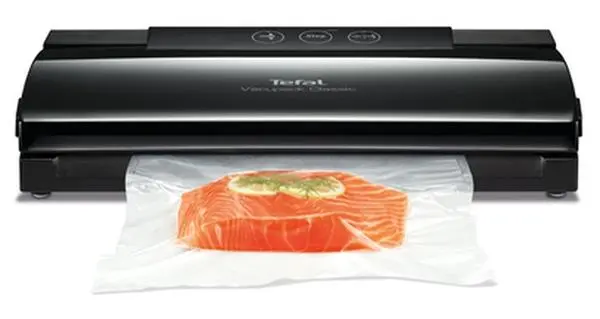 Tefal VT254070  Vacupack classic plastic,  automatic "vaccum & seal", 18 bags included, vertical storage, seal functions, stop function - VT254070
