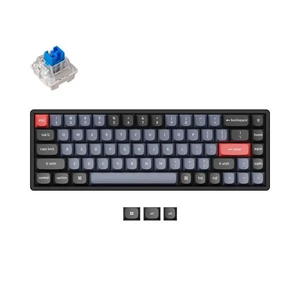 Геймърска Механична клавиатура Keychron K6 Pro 65% K PRO Blue Switch RGB LED, Aluminium Frame - Преглед
