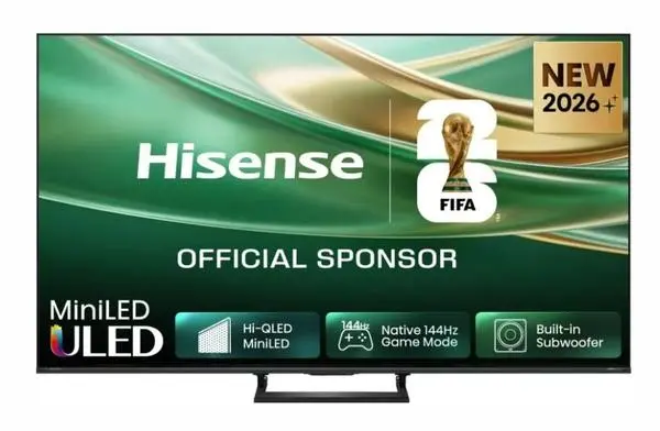 Hisense 65"E8S, 4K Ultra HD 3840x2160, ULED, Quantum Dot,144 Mhz, HDR 10+, HLG, Dolby Vision, Smart TV - 65E8S