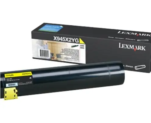 Lexmark X945X2YG X940, 945 Yellow 22K Toner Cartridge - X945X2YG
