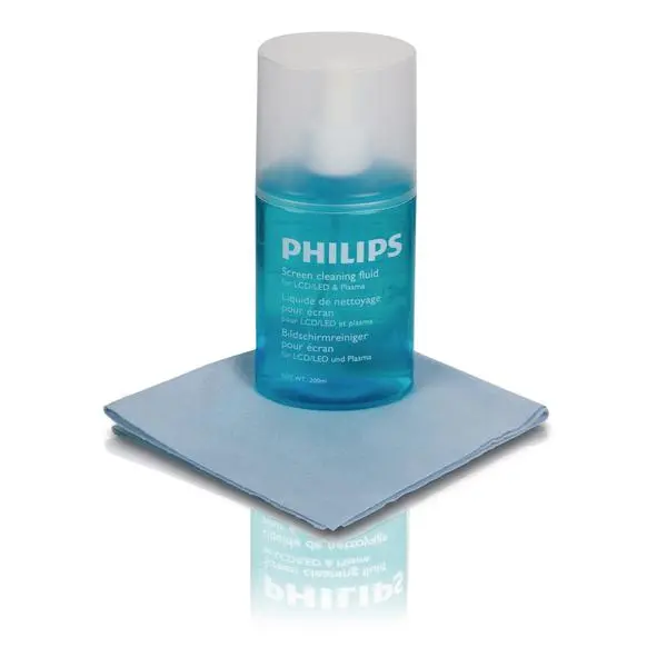 Philips почистващ комплект за LCD/LED/Plasma дисплей Eco-friendly - спрей+кърпичка SVC1116B