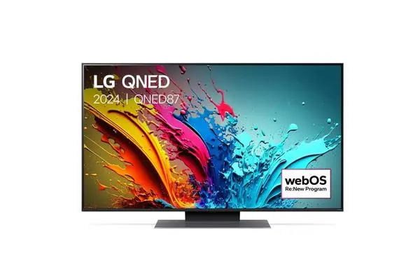 LG  55" 4K QNED HDR Smart TV, 100Hz, 3840x2160, DVB-T2/C/S2, a8 AI Processor 4K, HDR 10 PRO, webOS 24 ThinQ - 55QNED87T3B