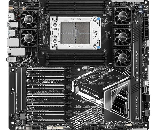 ASROCK WRX90 WS EVO, Socket sTR5, ATX, 8xDDR5 - WRX90 WS EVO