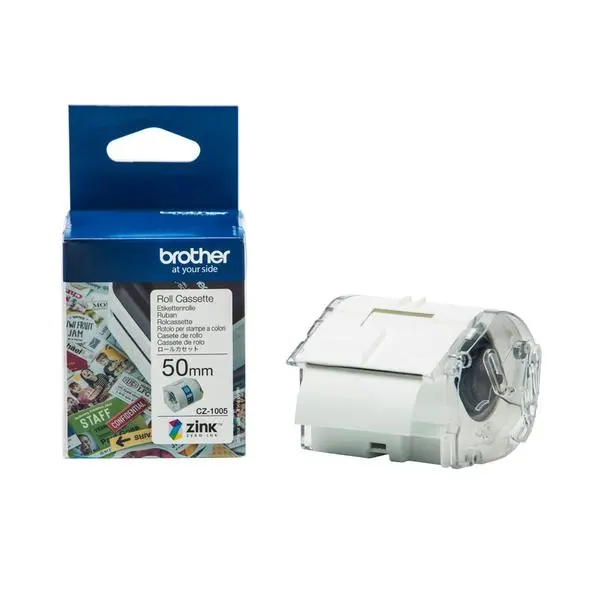 Brother Continuous Paper Tape (Full colour, Ink-free 50mm) - CZ1005