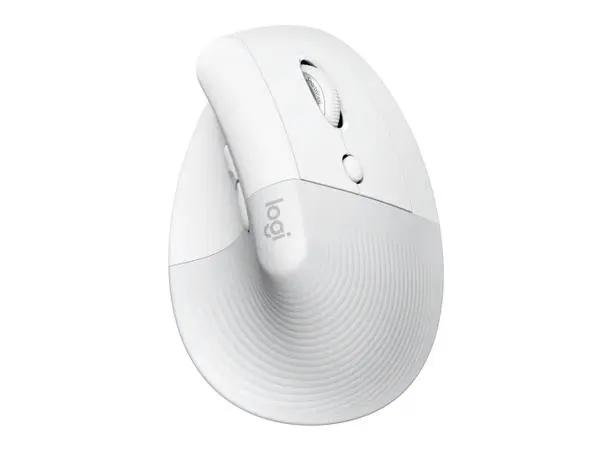 Logitech Lift Vertical Ergonomic Mouse for Business, Off-white - 910-006496