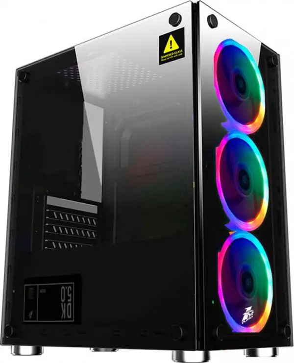 1stPlayer Gaming Case mATX X2 RGB 3 Fans included - X2-3R1