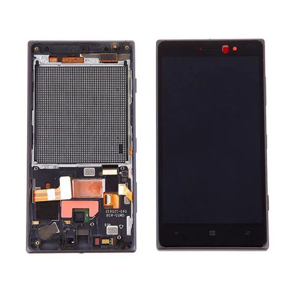 Nokia Lumia 830 LCD with touch and frame Black