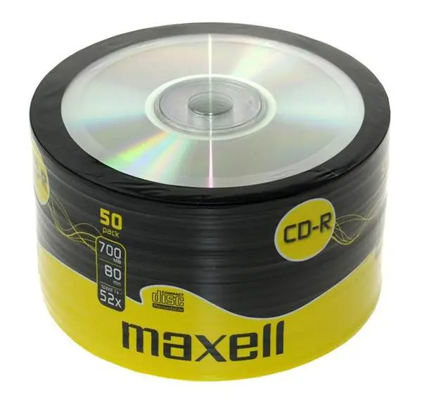 Maxell CD-R 700MB/80min 52x Shrink 50pcs ML-DC-CDR80-50