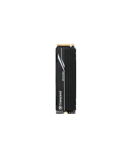 Transcend 1TB, M.2 2280, PCIe Gen4x4, NVMe, 3D TLC, with Dram (Metal Heatsink) - TS1TMTE250H - (P)