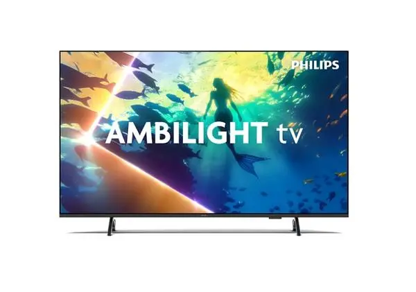 Philips  43" 4K UHD LED, 3840x2160p, 60Hz, DVB-T/T2/T2-HD/C/S/S2, 60Hz, Ambilight 3, Pixel Precise UHD - 43PUS8010/12