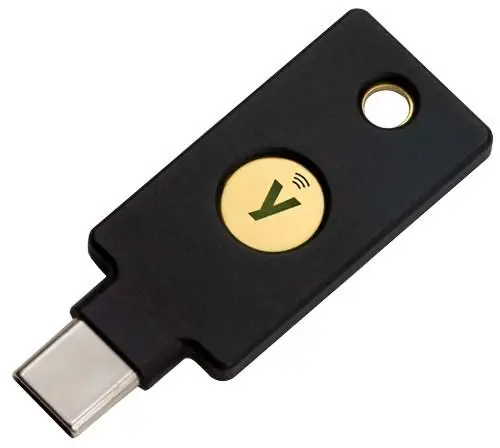 YubiKey 5C NFC Хардуерен ключ за сигурност, 5060408462331