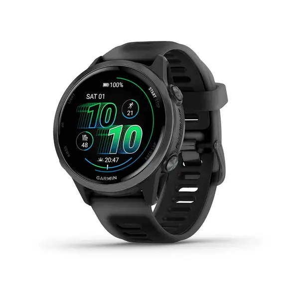 Garmin Forerunner 570 - 42мм - Forerunner 570 - 42мм - Slate Grey Aluminium с Translucent Black/Black каишка - 010-02970-00