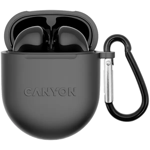 CANYON TWS-6, Bluetooth headset, with microphone, BT V5.3 JL 6976D4, Frequence Response:20Hz-20kHz - CNS-TWS6B