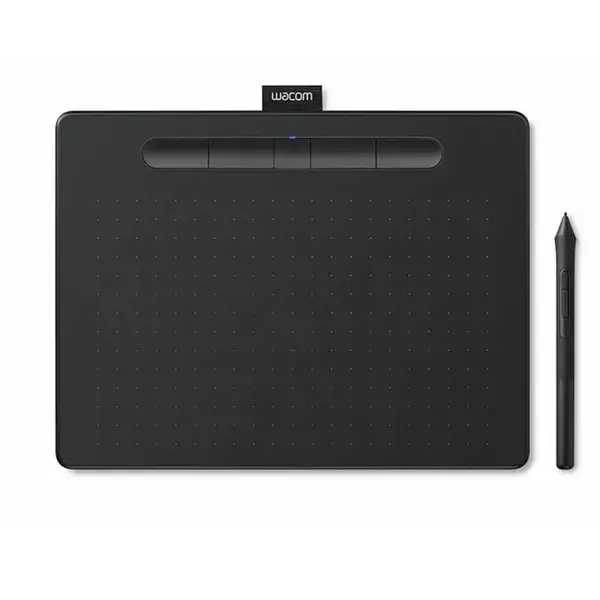 Графичен таблет Wacom Intuos M, (CTL-6100K-B), Черен - WACOM-TAB-6100-K-BK