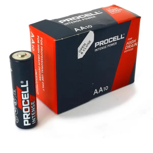 Алкална батерия LR6 1,5V AA  10pk опаковка INTENSE MX1500  PROCELL - PROCELL-LR6-10PK