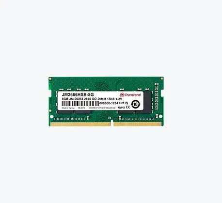 Transcend 4GB 260pin SO-DIMM DDR4 2666 1Rx8 512Mx8 CL19 1.2V - JM2666HSH-4G